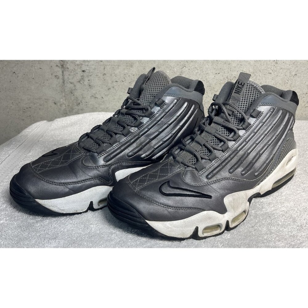 Nike Air Max Griffey II Metallic/Dark Grey Retro Baseball Shoes Sz 15 442171-011